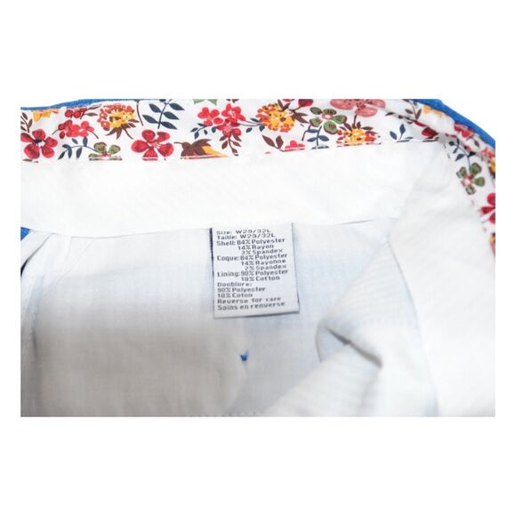 Pailsey & Gray Pants Mens 29x32 Blue Chino Dress Trouser Slim Fit Stretch Preppy - Picture 4 of 5